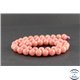 Perles en rhodochrosite d'Argentine - Rondes/8 mm - Grade AA