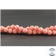 Perles en rhodochrosite d'Argentine - Rondes/8 mm - Grade AA