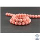 Perles en rhodochrosite d'Argentine - Rondes/8 mm - Grade AA