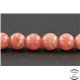 Perles en rhodochrosite d'Argentine - Rondes/8 mm - Grade AA