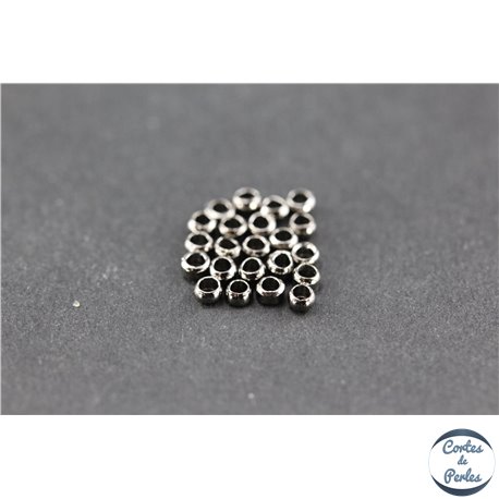 Perles à écraser en laiton - 2 mm - Métal