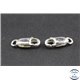Fermoirs mousquetons en argent 925 - 10 mm