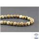 Perles en jaspe dendritique - Rondes/8 mm