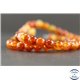 Perles semi précieuses en agate cornaline - Rondes/6 mm