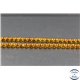 Perles en ambre de la Baltique - Rondes/6 mm - Miel - Grade A