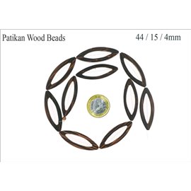 Perles en patikan - Ovales/44 mm