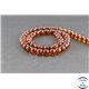 Perles en ambre de la Baltique - Rondes/7 mm - Cognac - Grade A