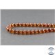 Perles en ambre de la Baltique - Rondes/7 mm - Cognac - Grade A