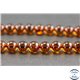 Perles en ambre de la Baltique - Rondes/7 mm - Cognac - Grade A