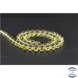 Perles en ambre de la Baltique - Rondes/8 mm - Citron - Grade A