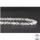 Perles en cristal de roche - Rondes/8mm - Grade A