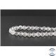 Perles en cristal de roche - Rondes/8mm - Grade A