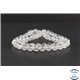 Perles en cristal de roche - Rondes/8mm - Grade A