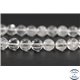 Perles en cristal de roche - Rondes/8mm - Grade A