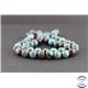 Perles en chrysocolle - Rondes/8 mm - Grade AB