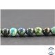 Perles en chrysocolle du Pérou - Rondes/8 mm - Grade A