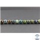 Perles en chrysocolle du Pérou - Rondes/10 mm - Grade A