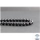 Perles en spinelle noire de Madagascar - Rondes/8 mm - Grade AB