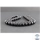 Perles en spinelle noire de Madagascar - Rondes/8 mm - Grade AB