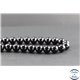 Perles en spinelle noire de Madagascar - Rondes/10 mm - Grade AB