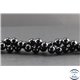 Perles en spinelle noire de Madagascar - Rondes/10 mm - Grade AB