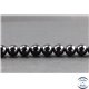 Perles en spinelle noire de Madagascar - Rondes/10 mm - Grade AB