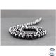Perles facettées en spinelle noire de Madagascar - Roues/7 mm - Grade A