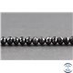 Perles facettées en spinelle noire de Madagascar - Roues/7 mm - Grade A