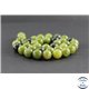 Perles en jade néphrite du Canada - Rondes/10 mm - Grade AB