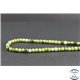 Perles en jaspe vert d'Australie - Rondes/4 mm - Grade AB