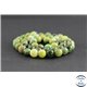 Perles en jaspe vert d'Australie - Rondes/8 mm - Grade AB