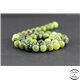 Perles en jaspe vert d'Australie - Rondes/8 mm - Grade AB