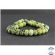 Perles en jaspe vert d'Australie - Rondes/8 mm - Grade AB