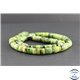 Perles en jaspe vert d'Australie - Roues/8 mm - Grade AB