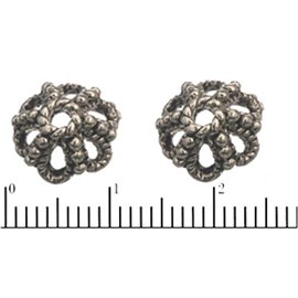 Apprêts American Finding Coupelles Vernies - 10 mm - Argenté