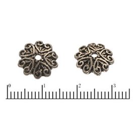 Apprêts American Finding Coupelles Vernies - 12 mm - Argenté