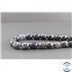 Perles en iolite de Madagascar - Nuggetss/12 mm - Grade AB