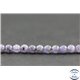 Perles en tanzanite de Tanzanie - Rondes/4 mm - Grade A