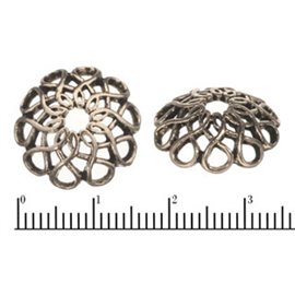 Apprêts American Finding Coupelles Vernies - 16 mm - Argenté