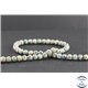 Perles en jaspe K2 du Pakistan - Rondes/6 mm - Grade A