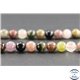 Perles en tourmaline de Madagascar - Rondes/8mm - Grade AB+