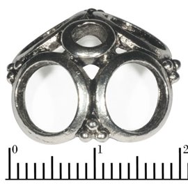 Apprêts American Finding Coupelles Vernies - 20 mm - Argenté