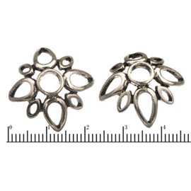 Apprêts American Finding Coupelles Vernies - 26 mm - Argenté