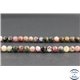 Perles facettées en tourmaline de Madagascar - Rondes/6 mm - Grade AB