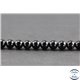 Perles en spinelle noire de Madagascar - Rondes/6 mm - Grade AB