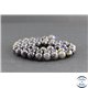 Perles en iolite de Madagascar - Rondes/8 mm - Grade AB