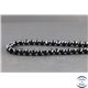 Perles facettées en tourmaline noire de Madagascar - Rondes/6 mm - Grade AB