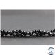 Perles facettées en spinelle noire de Madagascar - Rondes/6 mm - Grade A