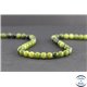 Perles en jade néphrite du Canada - Rondes/6 mm - Grade AB