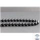 Perles en tourmaline noire de Madagascar - Rondes/8 mm - Grade AB